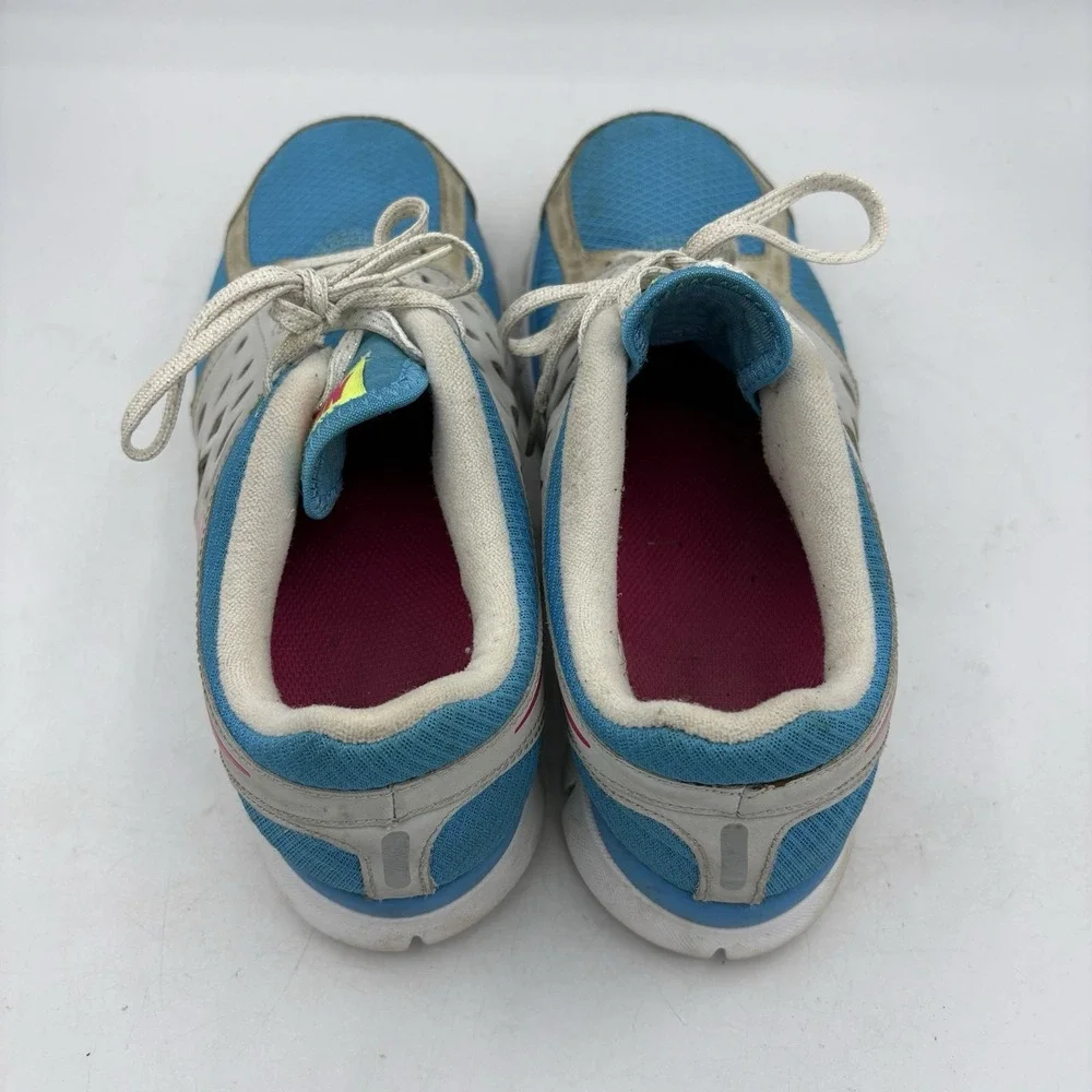 Nike Shoes Girls Youth Size 7 Y Flex 2013 Run Athletic Blue Gray Sneakers